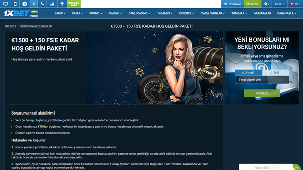 1xbet Ödemeler