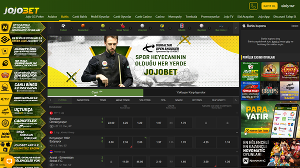 Jojobet açılış sayfası